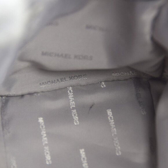 Auth Michael Kors Handbag Shoulder Bag Gray Leather/Silvertone - h30930a - Picture 13 of 15
